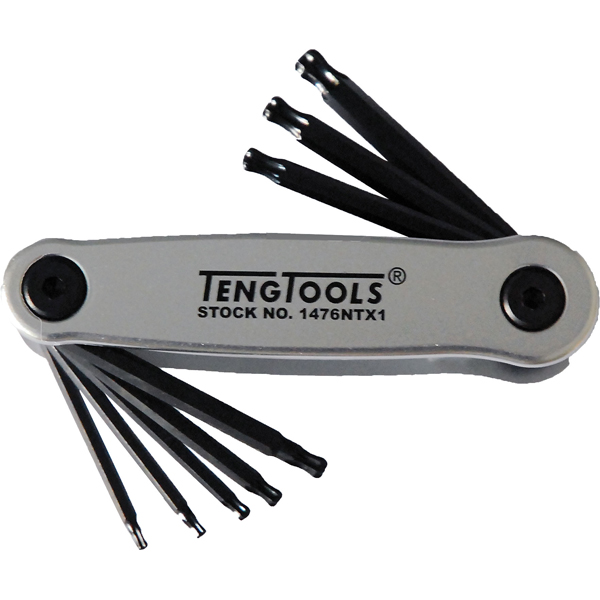 8 Piece TX Key Set with Ball Point Heads